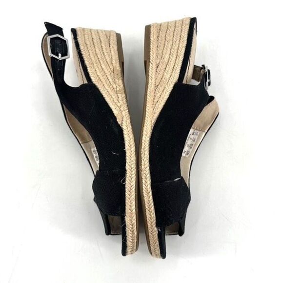 NWOT LifeStride Women's Socialite Wedge Sandals Black Brown Size 8.5 - Picture 7 of 8